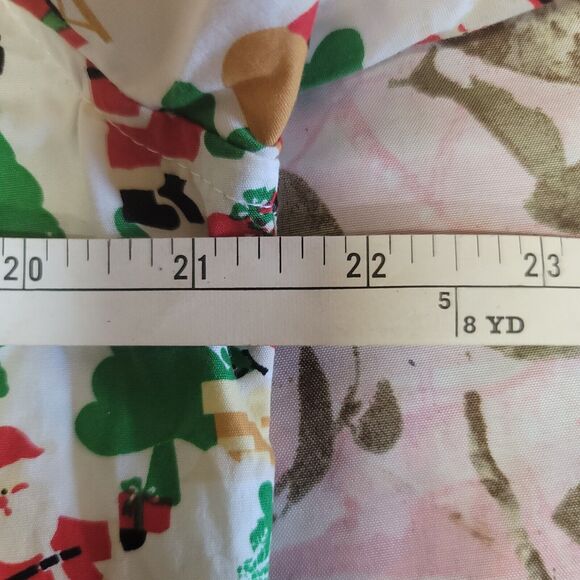 Denim & Flower Ricky Singh Santa Christmas Tree Button Up Shirt Mens Size M - Picture 5 of 11